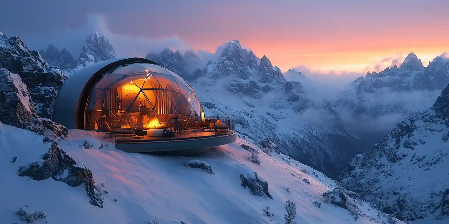 Namiot sferyczny glamping